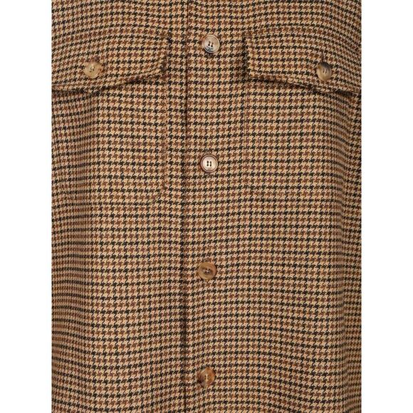 Saint Laurent Women Houndstooth Overshirt